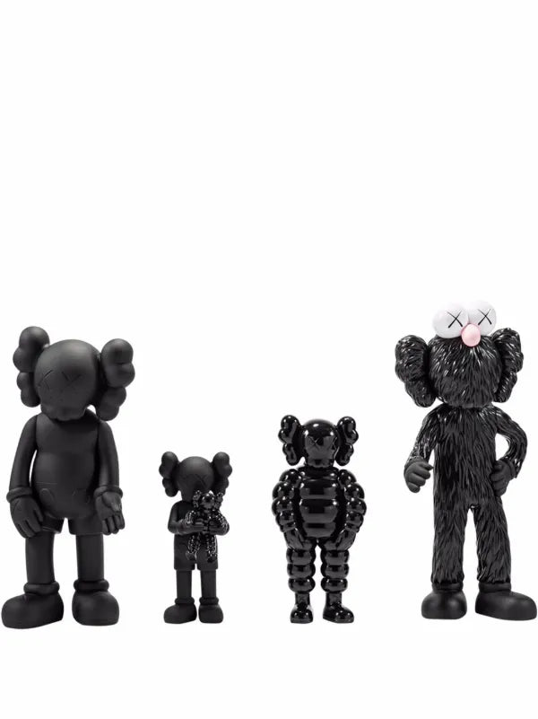 KAWS Family Figure (Set of 4 – Black)