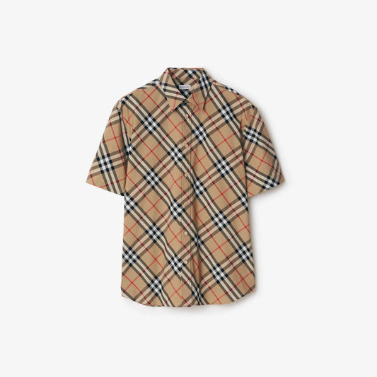 Burberry Short-Sleeve Button-Down Shirt
