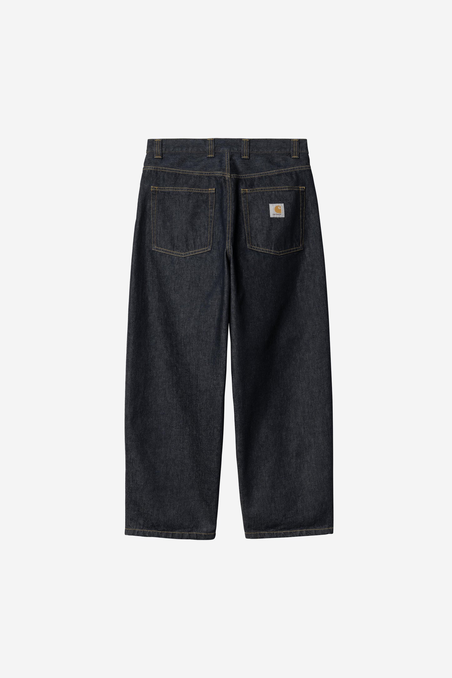 Carhartt WIP Newel Pant – Dark Denim with Contrast Stitching