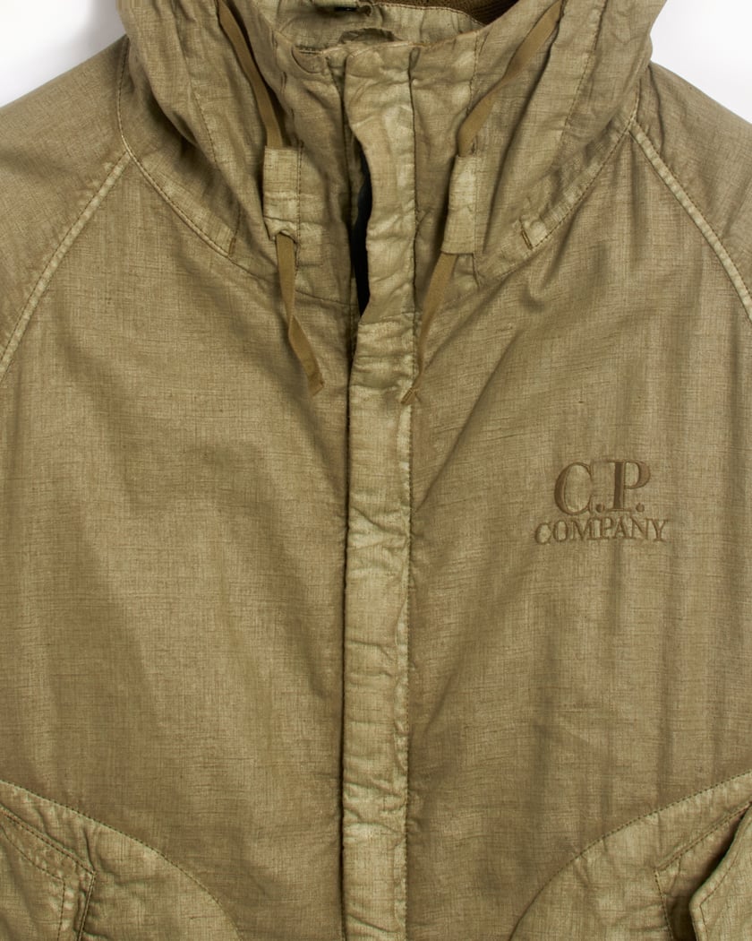 C.P. Company Linen Wax Goggle Jacket