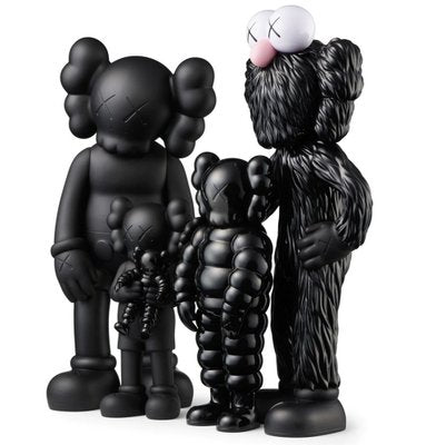KAWS Family Figure (Set of 4 – Black)