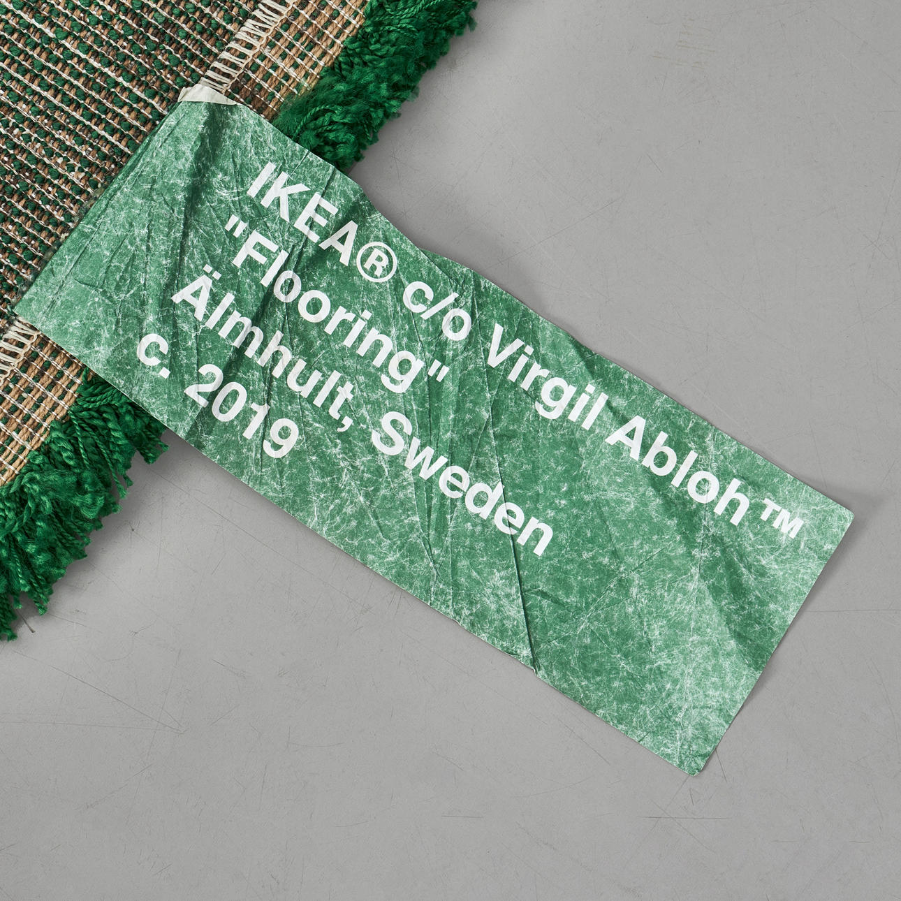 Virgil Abloh “WET GRASS” Rug